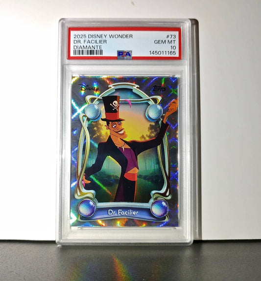 Dr. Facilier 2025 Topps Disney #73 Winter The Princess and the Frog PSA 10