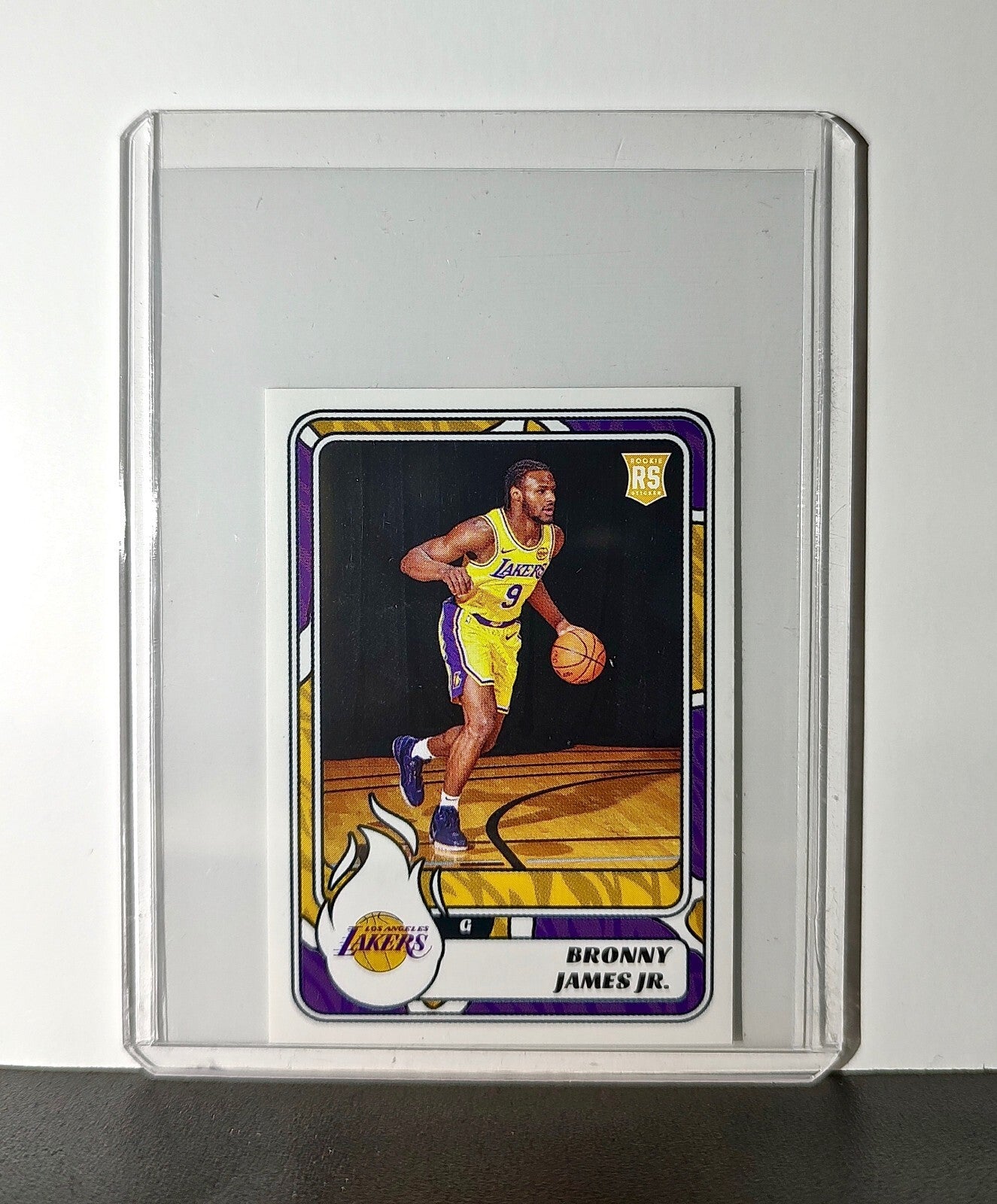 Bronny James Jr. Rookie 2024-25 Panini NBA #369 Sticker Card Los Angeles Lakers