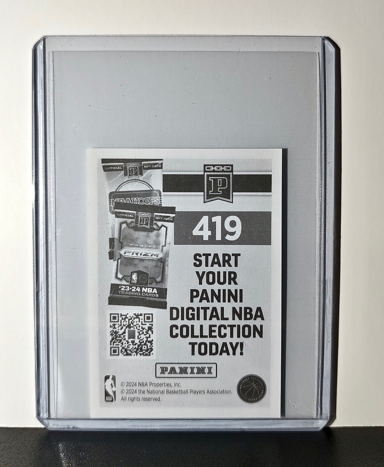 Nikola Topić Rookie 2024-25 Panini NBA #419 Sticker Card Oklahoma City Thunder