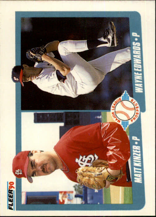 1990 Matt Kinzer / Wayne Edwards Fleer Baseball Card #652