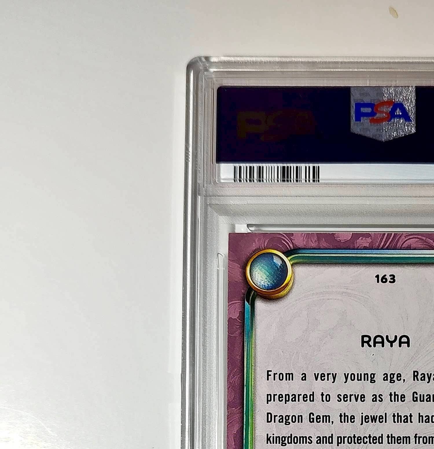 Raya 2025 Topps Disney Cartoon Princess #163 Raya and the Last Dragon PSA 10