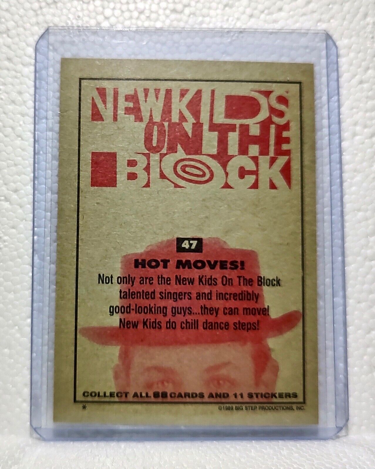 Hot Moves! 1989 New Kids on the Block #47 Trading Card