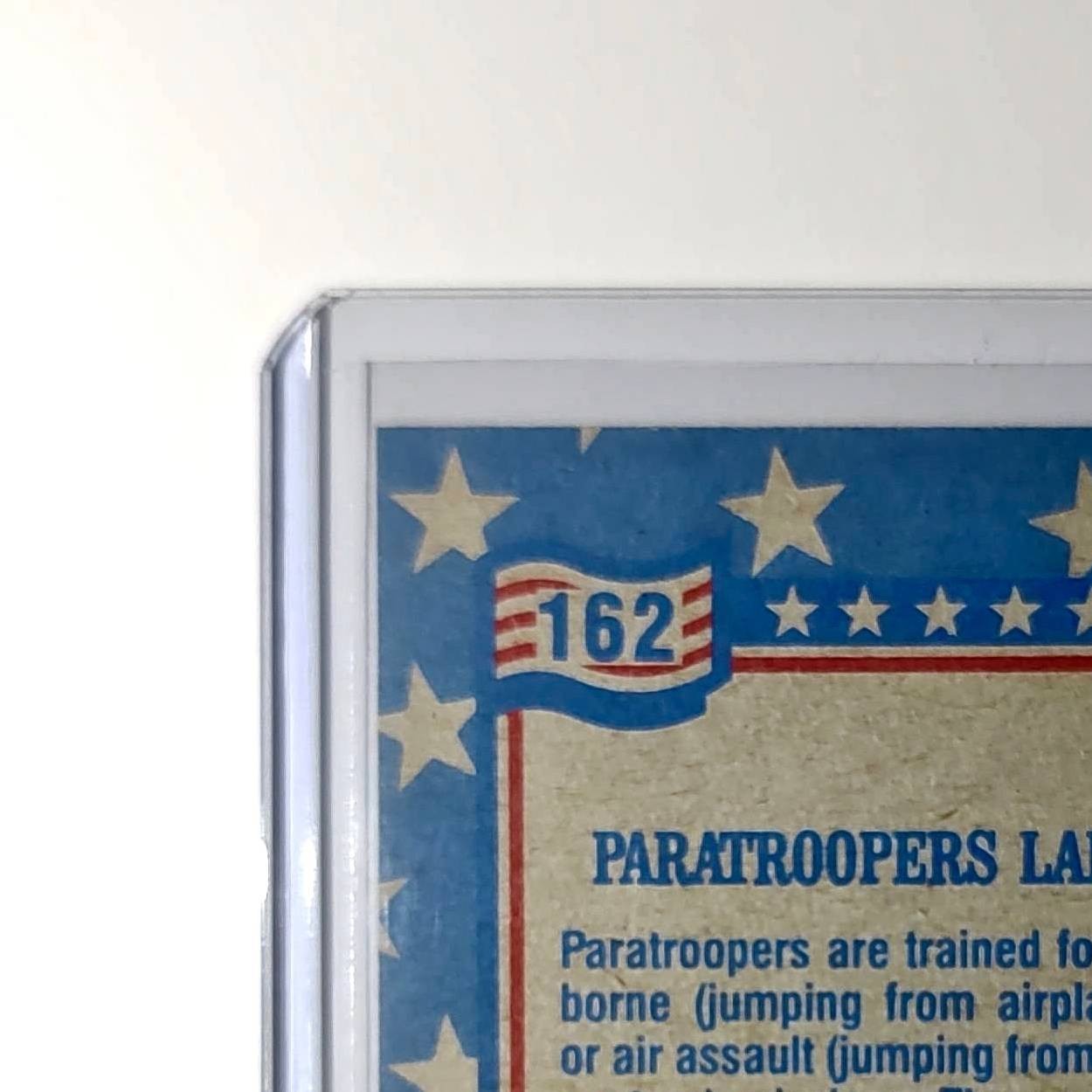 Paratroopers Land 1991 Topps Desert Storm #162 Card