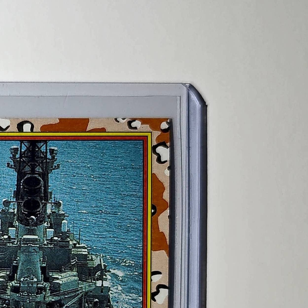 USS Wisconsin 1991 Topps Desert Storm #60 Card