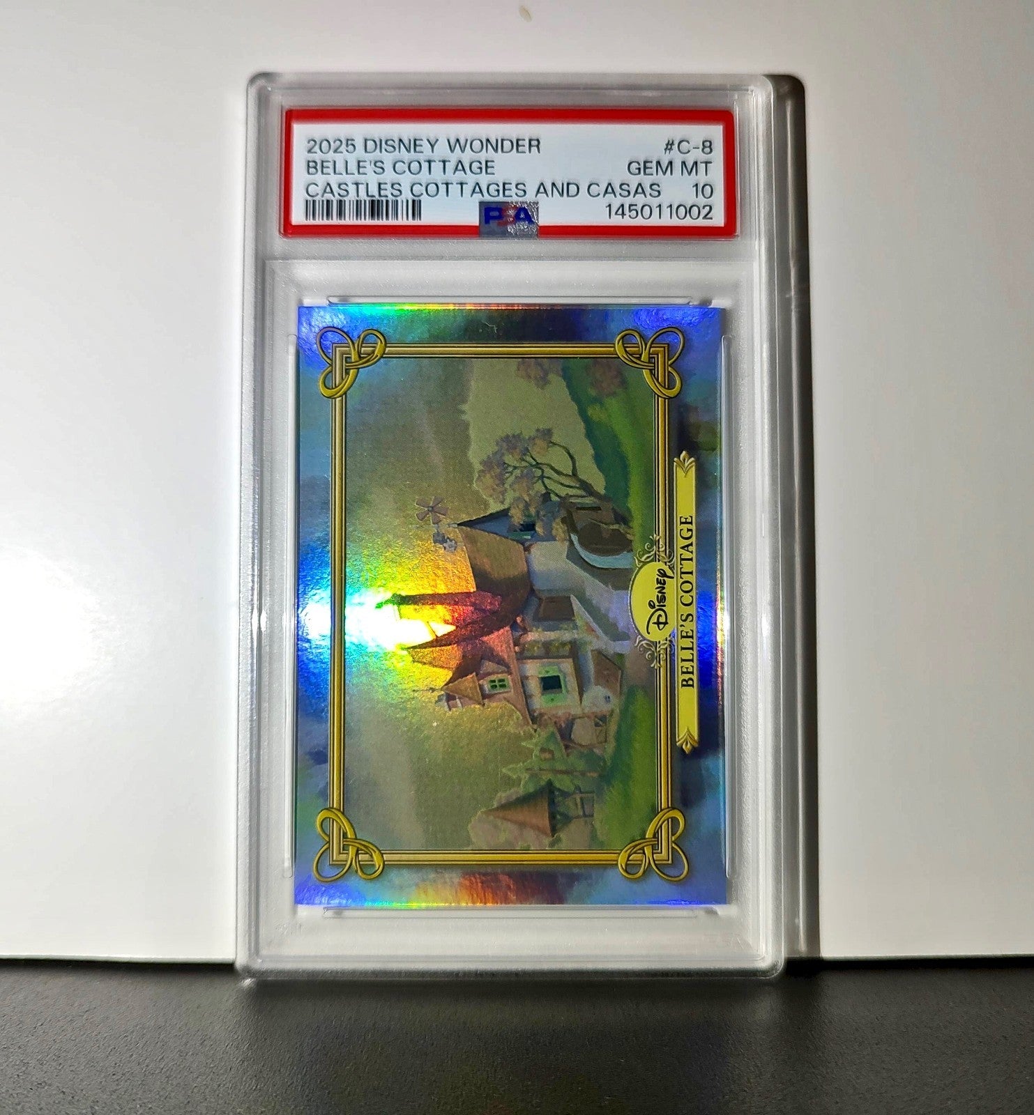 Belle's Cottage 2025 Topps Disney #C-8 Card Beauty and the Beast PSA 10 Gem