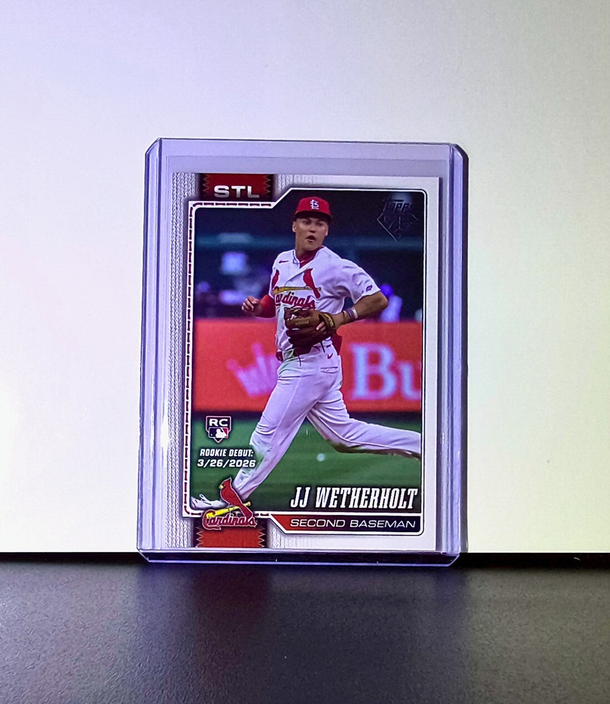 JJ Wetherholt Rookie 2026 Topps Update MLB #US245 Card St. Louis Cardinals