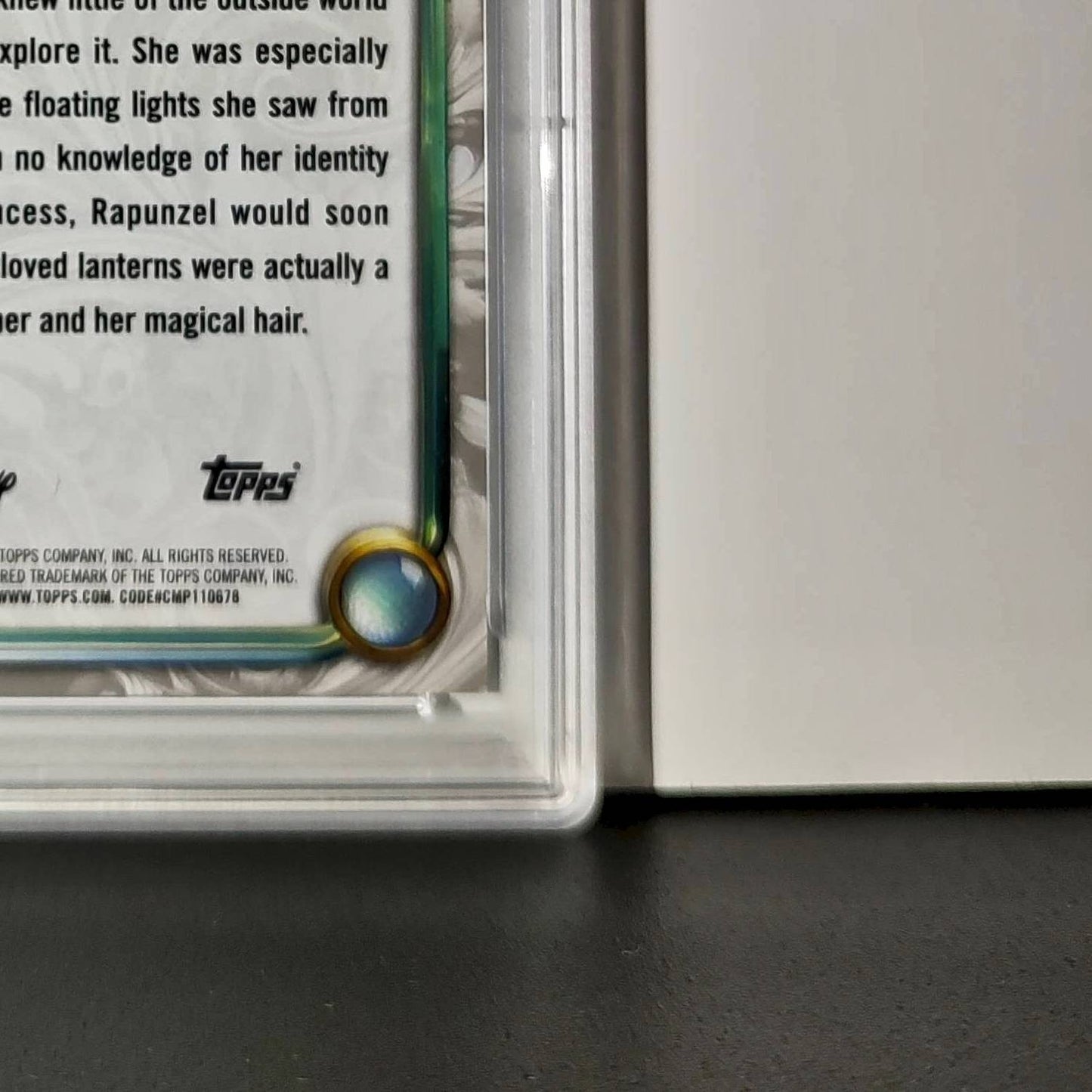 Rapunzel 2025 Topps Disney Wonder #74 Winter Variant Card Tangled PSA 10