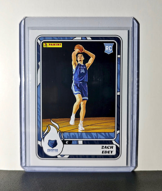 Zach Edey Rookie 2024-25 Panini NBA #90 Sticker Card Memphis Grizzlies