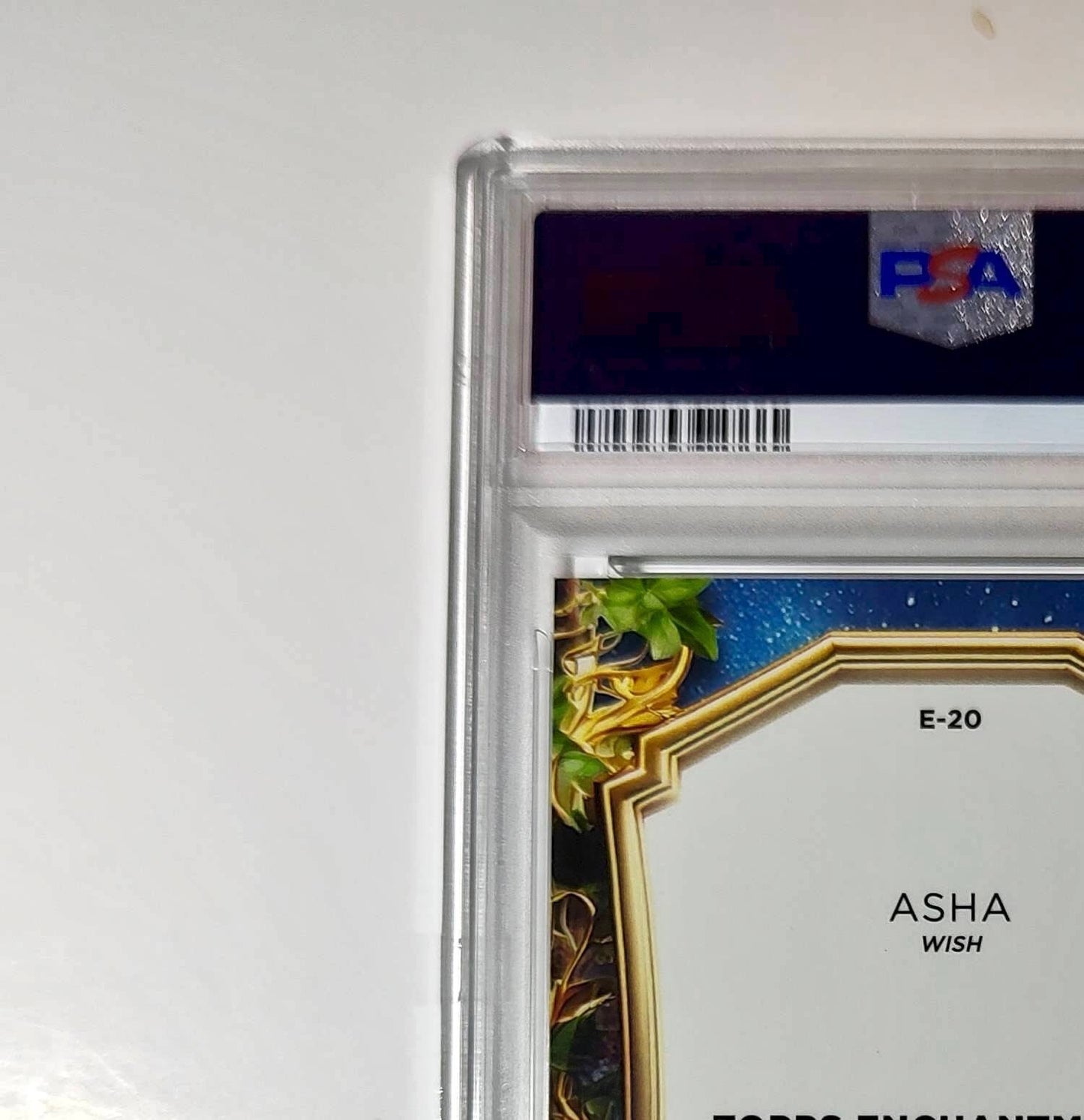 Asha 2025 Topps Enchantments Disney Wonder #E-20 Card Wish PSA 8