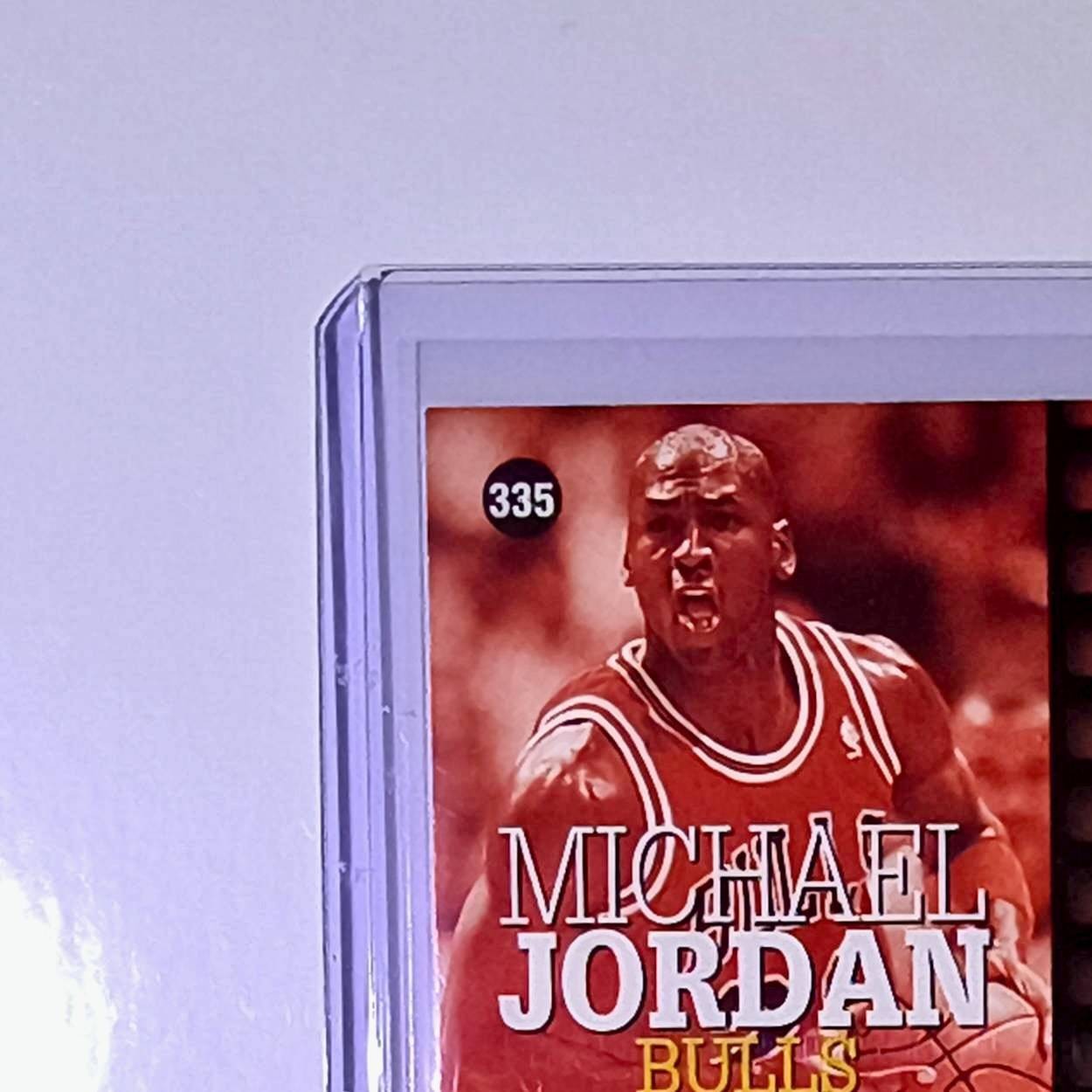 Michael Jordan 1996-97 NBA Hoops Career Best Game #335 Card Chicago Bulls