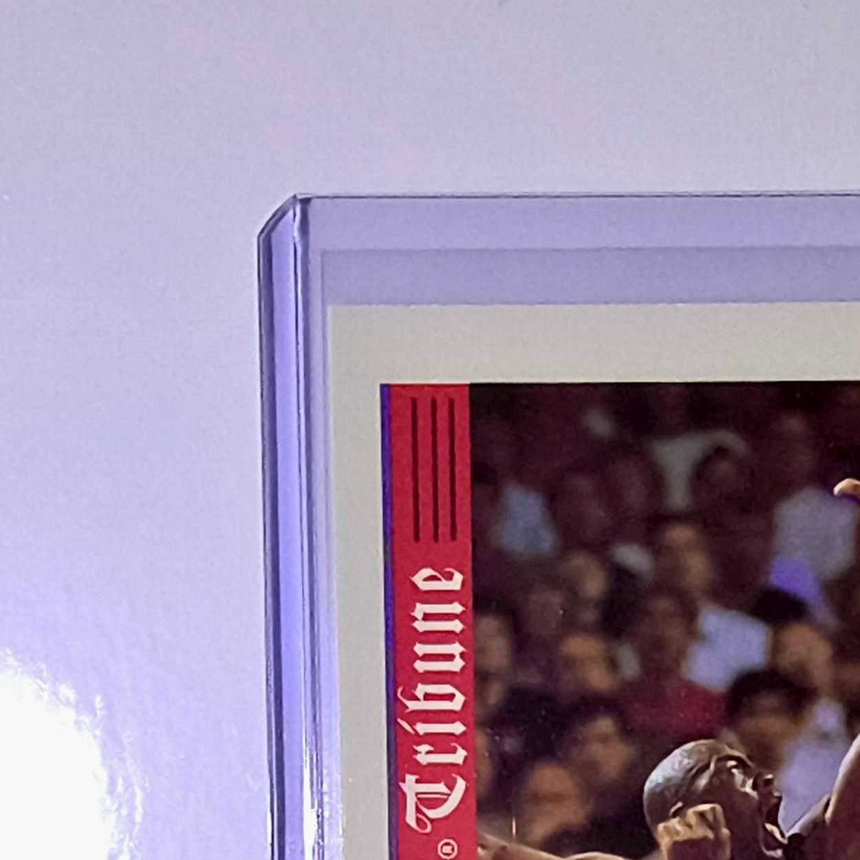 Michael Jordan 1992-93 NBA Hoops Tribune #TR1 Basketball Card Chicago Bulls