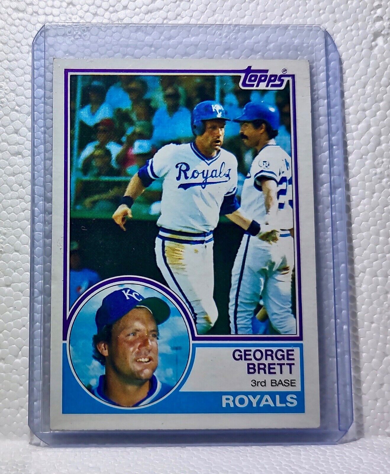 George Brett 1983 Topps MLB #600 Baseball Card Kansas City Royals