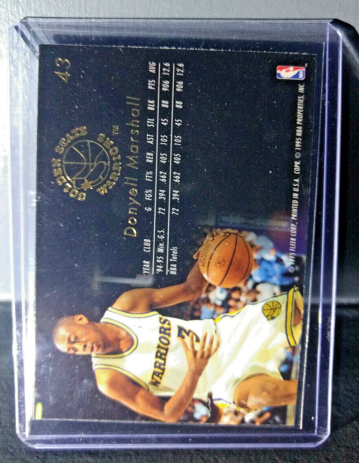 1995-96 Donyell Marshall Flair #43 Basketball Card