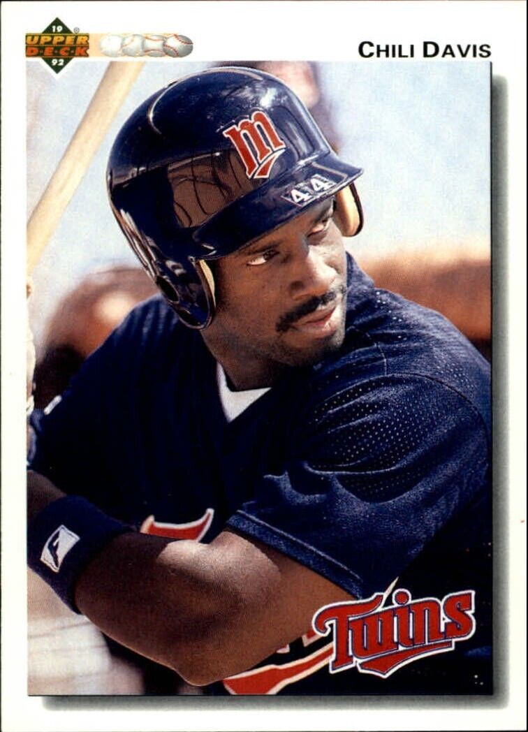 Chili Davis 1992 Upper Deck MLB #126 Baseball Card Minnesota Twins