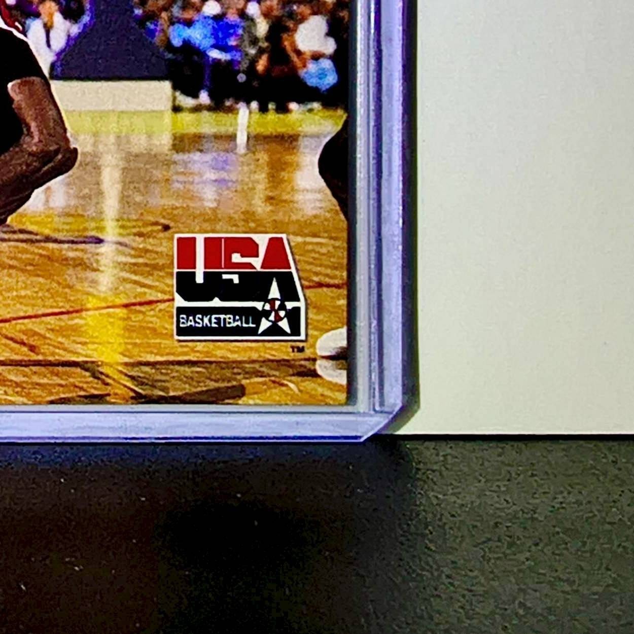 Michael Jordan Magic Johnson 1992-93 Skybox USA Basketball #105 Card Bulls