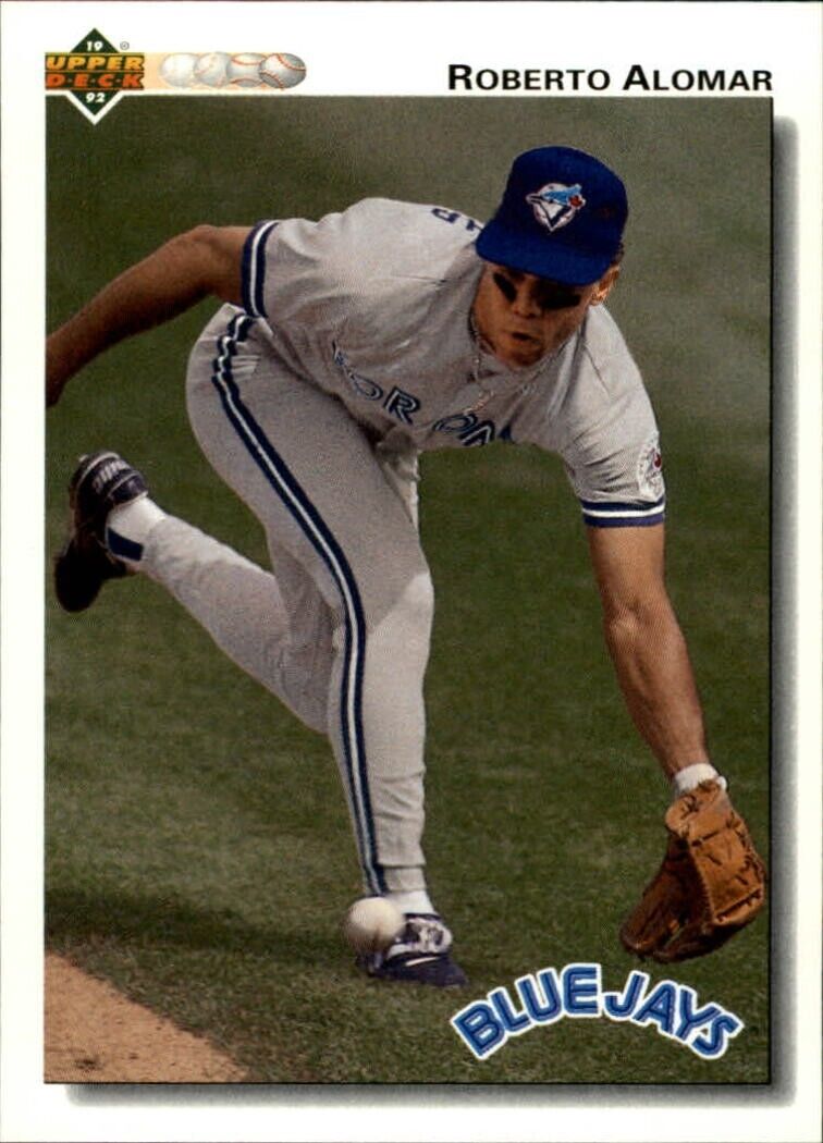 Roberto Alomar 1992 Upper Deck MLB #355 Baseball Card Toronto Blue Jays