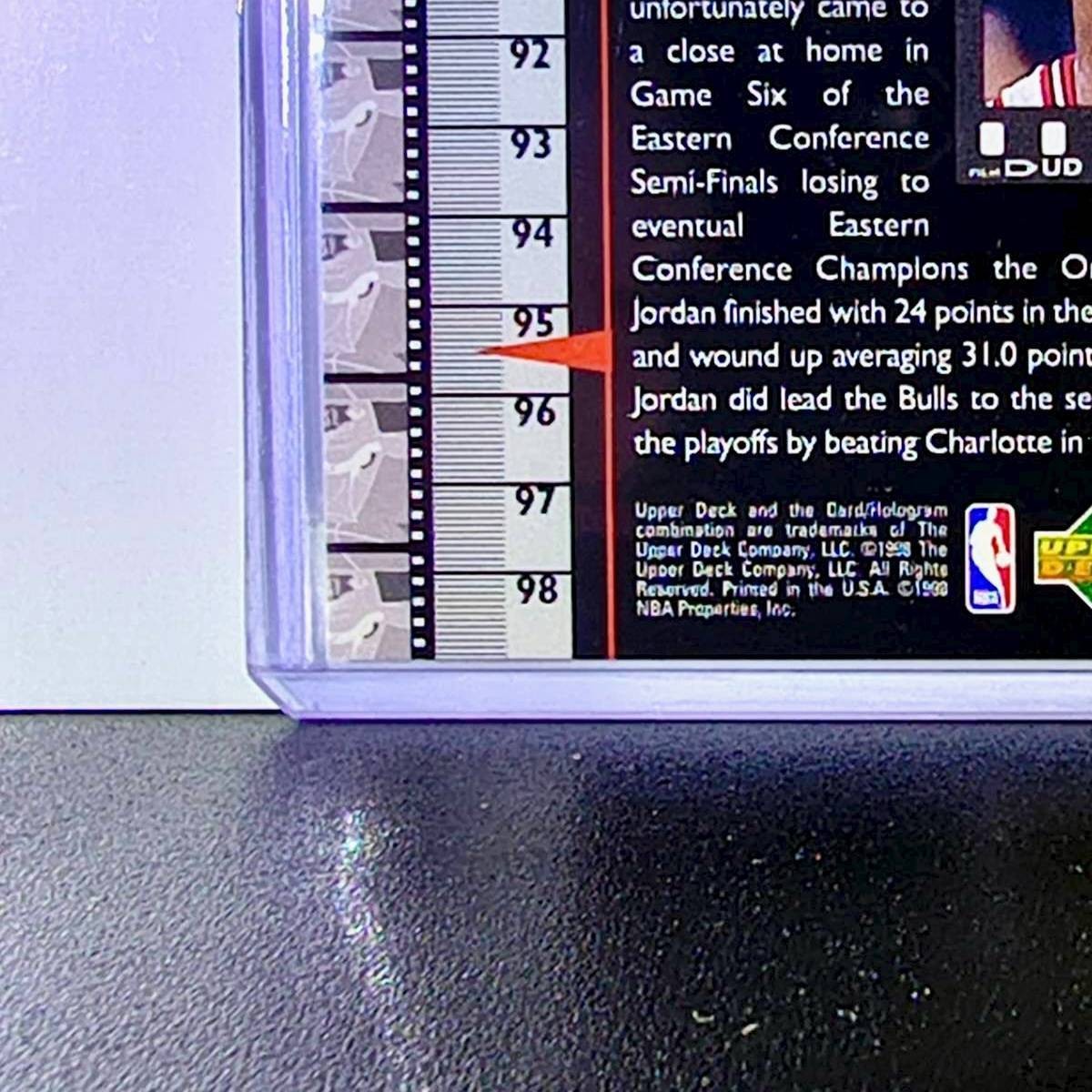 Michael Jordan 1998-99 Upper Deck MJ Timeframe #70 Basketball Card Chicago Bulls