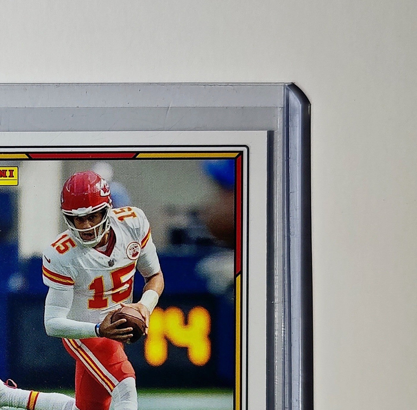 Patrick Mahomes II 2025 Panini NFL #15 Sticker Card Kansas City Chiefs