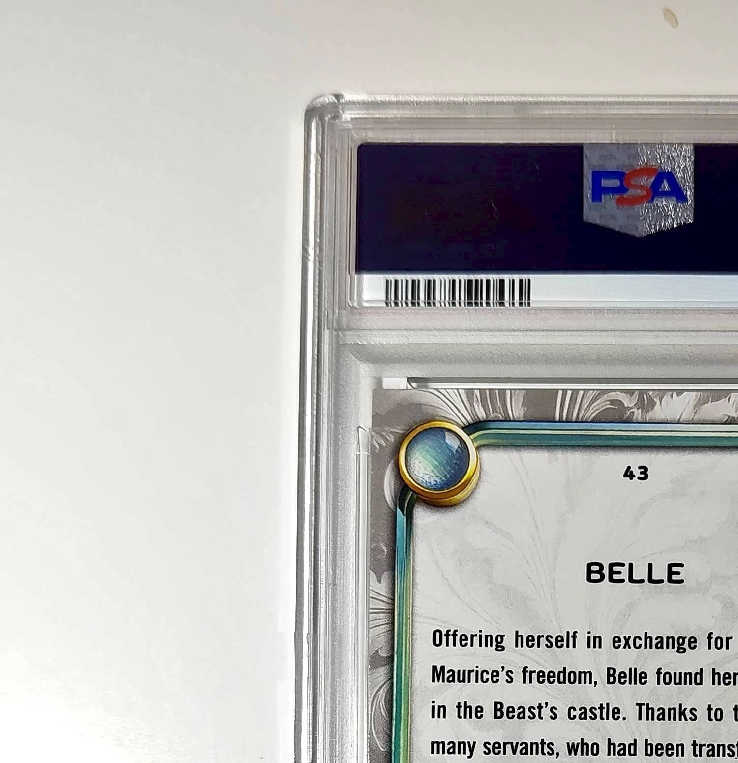 Belle 2025 Topps Disney #43 Winter Variant Card Beauty and the Beast PSA 10
