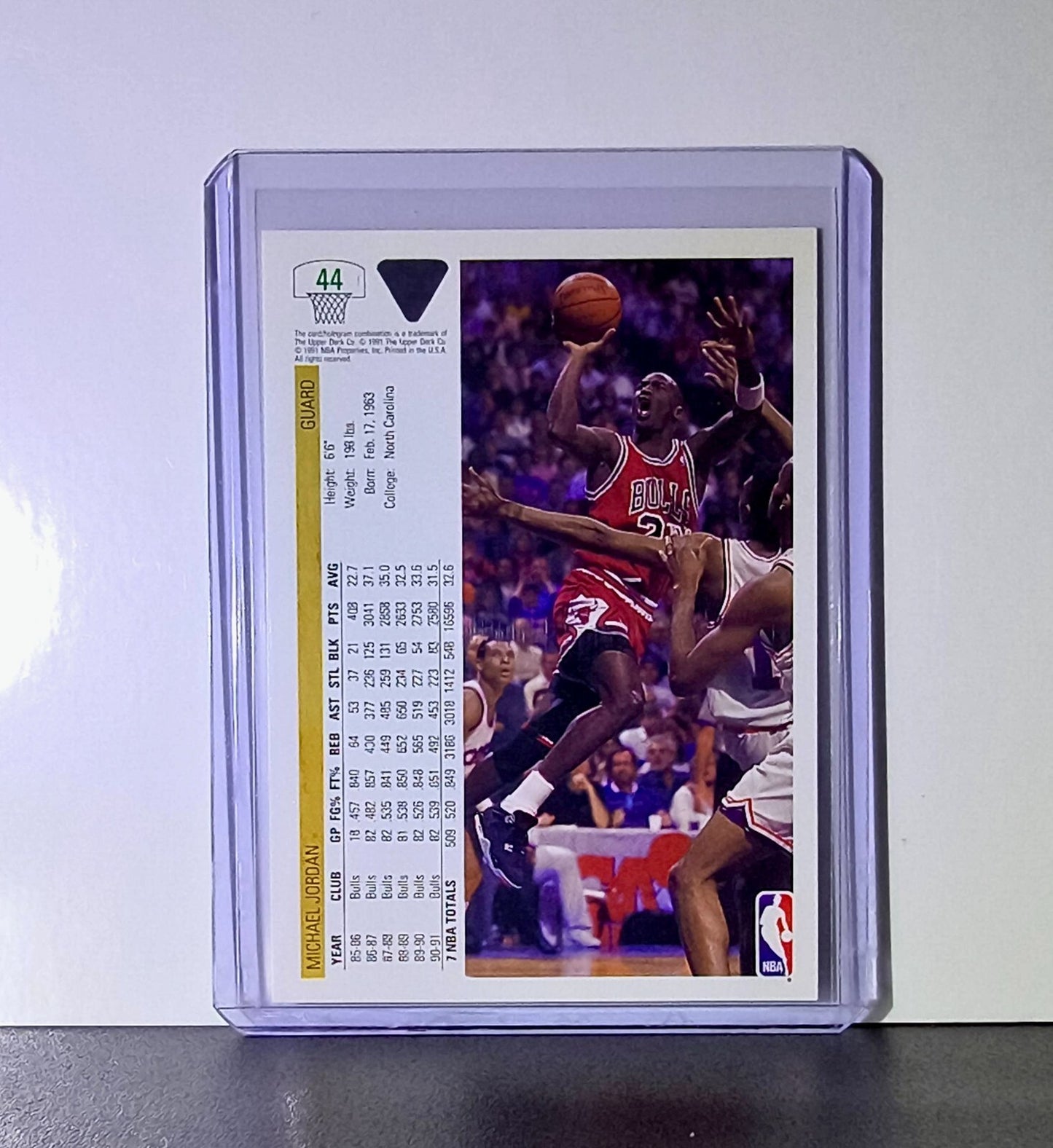 Michael Jordan 1991-92 Upper Deck #44 Basketball Card Chicago Bulls