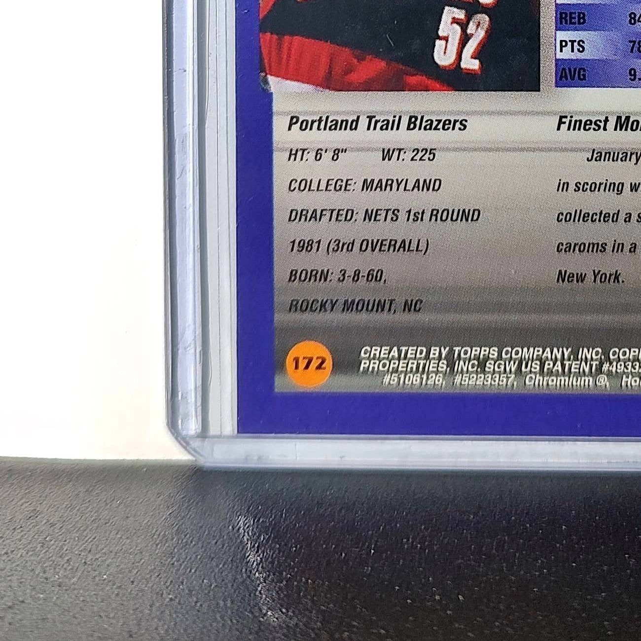 Buck Williams 1994-95 Topps Finest #172 Basketball Card