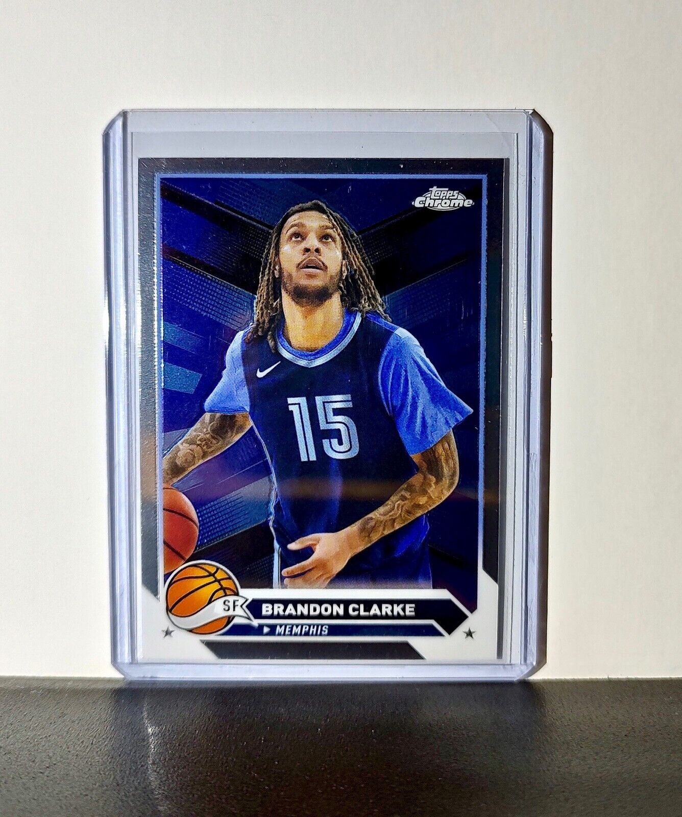 Brandon Clarke 2023-24 Topps Chrome NBA #142 Card Memphis Grizzlies