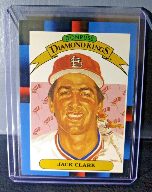 1988 Jack Clark Donruss Diamond Kings #15 Baseball Card