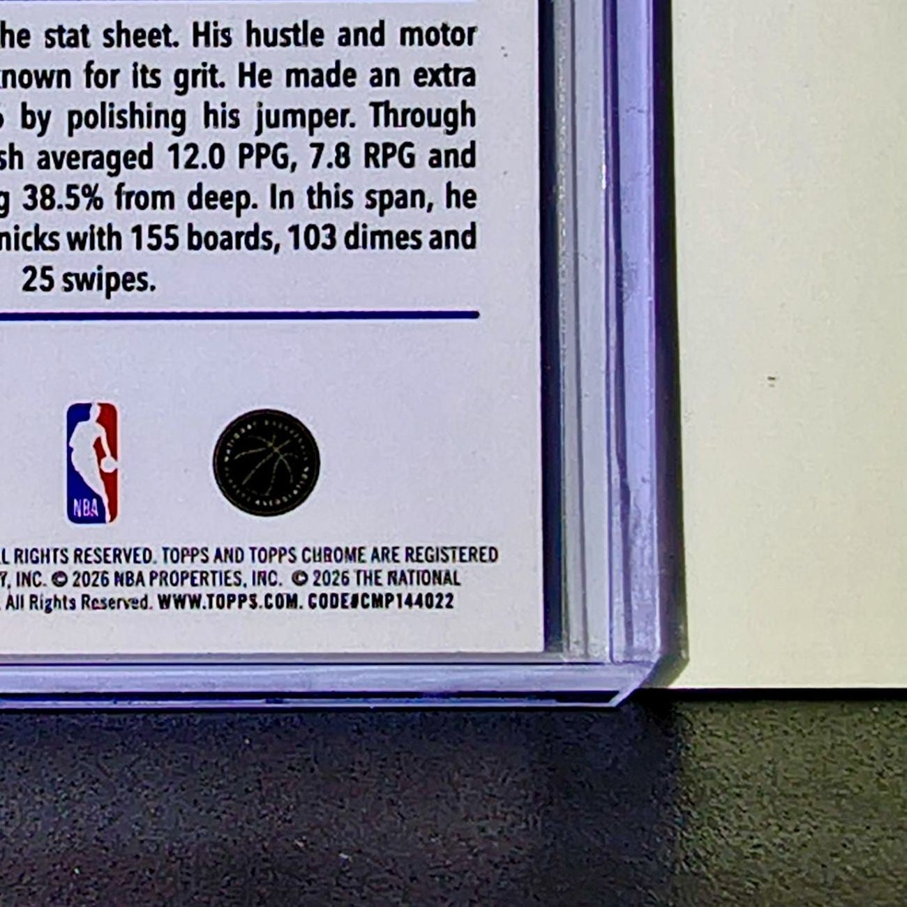 Josh Hart 2025-26 NBA Topps Chrome Update #72 Basketball Card New York Knicks