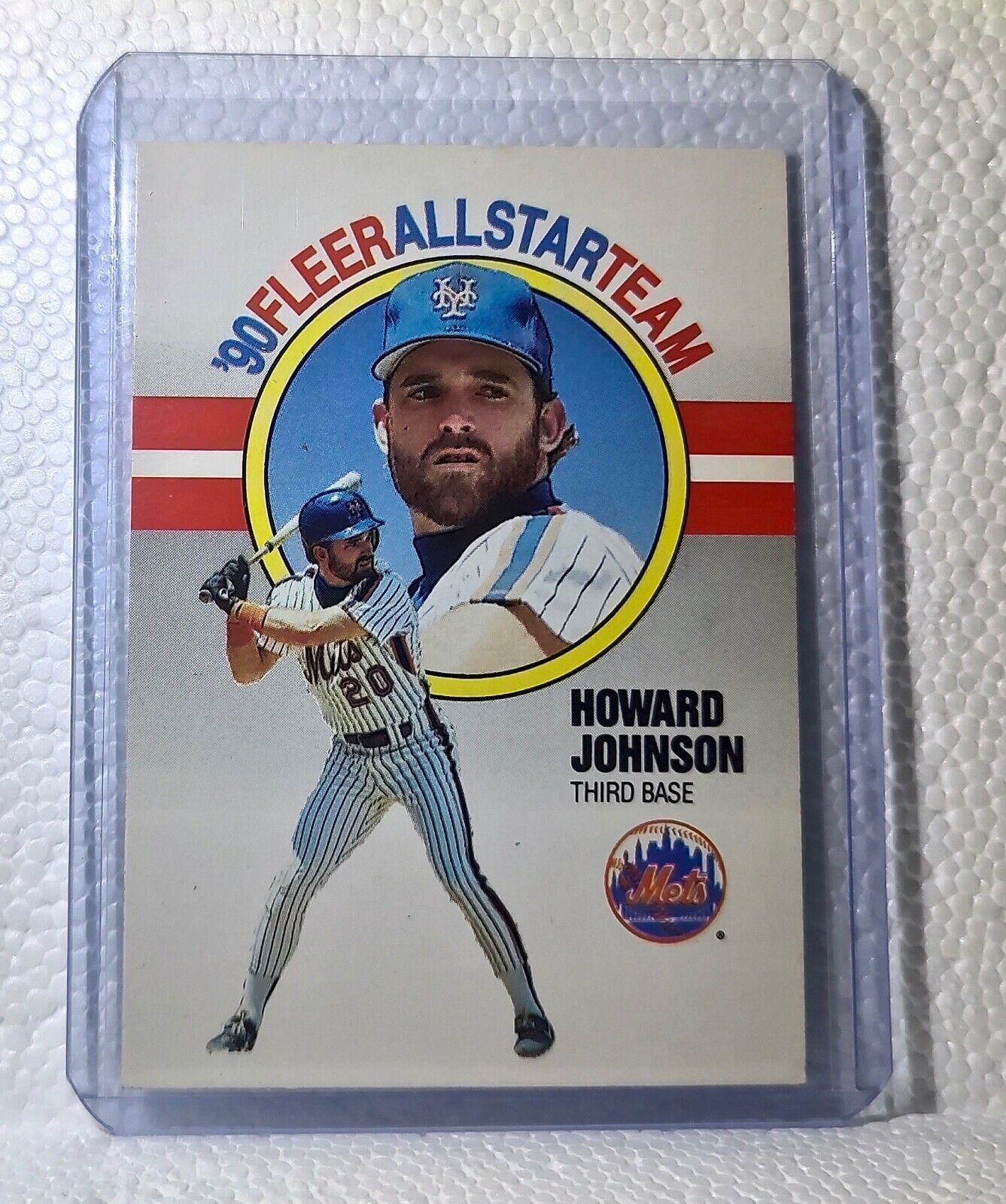 Howard Johnson 1990 Fleer MLB #4 Baseball Card New York Mets