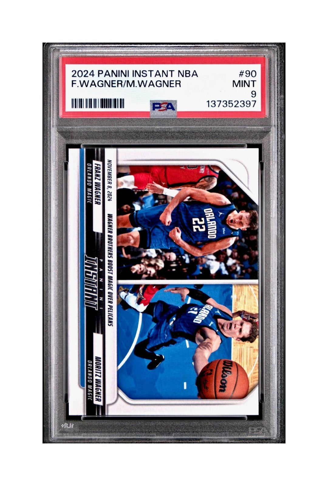 Franz Wagner / Moritz Wagner 2024 Panini NBA #90 Basketball PSA 9 Mint