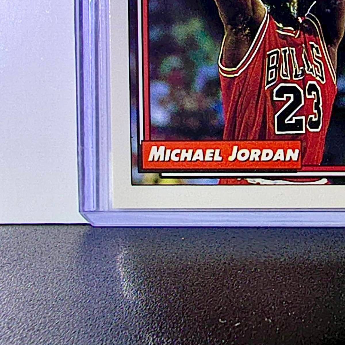 Michael Jordan 1992-93 Topps 50 Point Club #205 Basketball Card Chicago Bulls