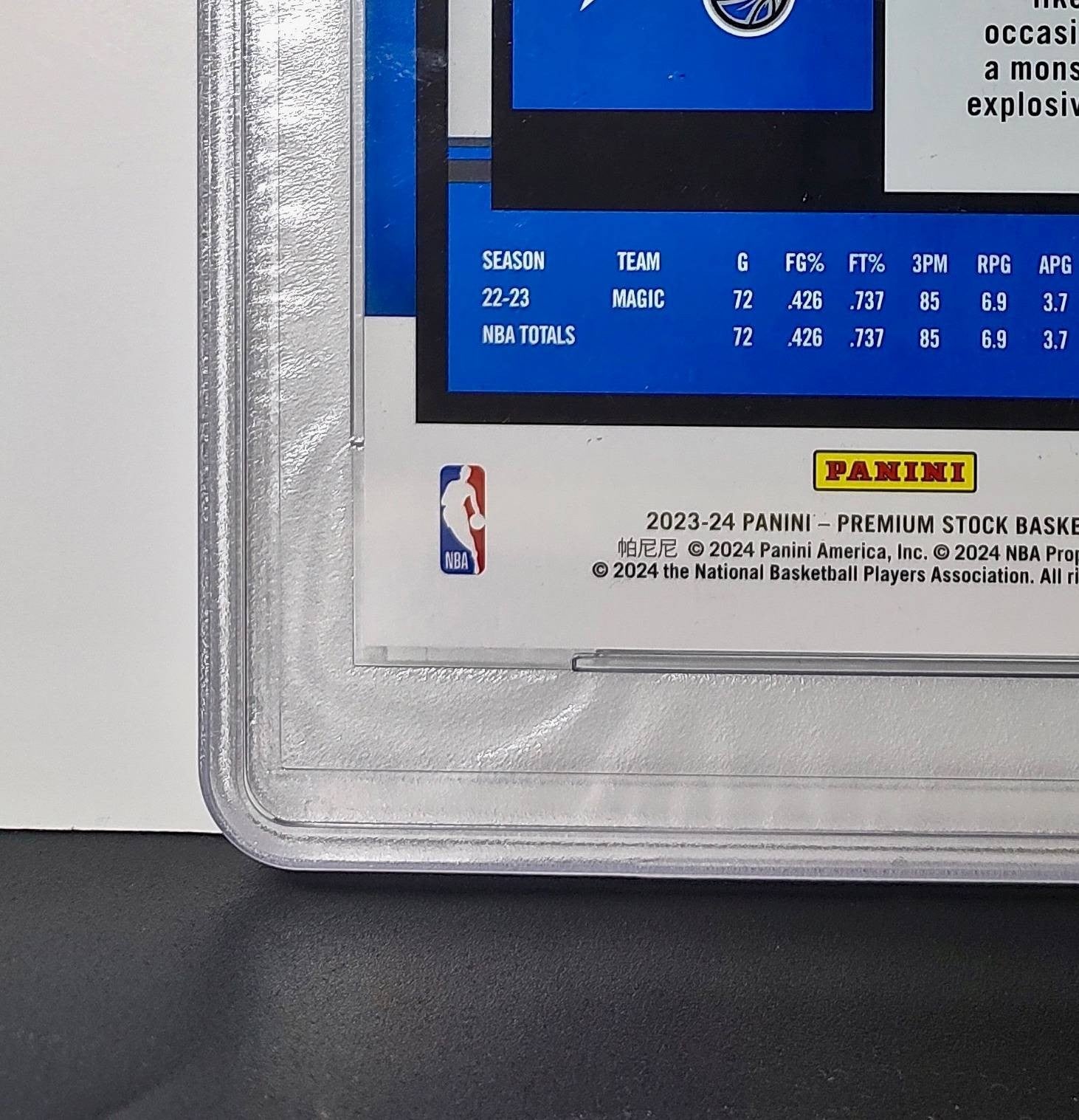 Paolo Banchero 2023 Panini Premium Stock NBA Hoops #25 Jumbo PSA 9 Mint