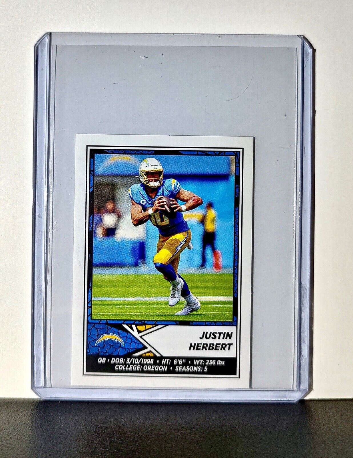 Justin Herbert 2024 Panini NFL Sticker #283 Los Angeles Chargers
