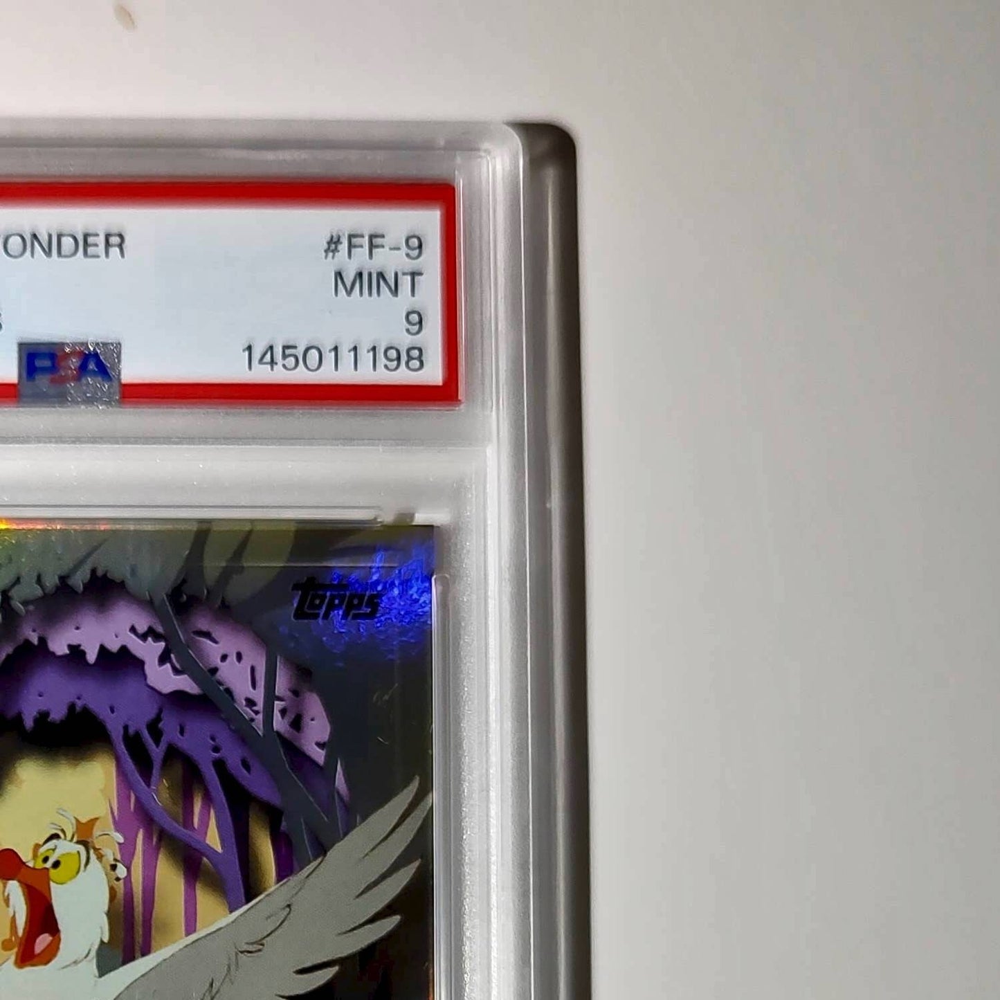 Scuttle 2025 Topps Disney #FF-9 Furry Friends Card The Little Mermaid PSA 9 Mint
