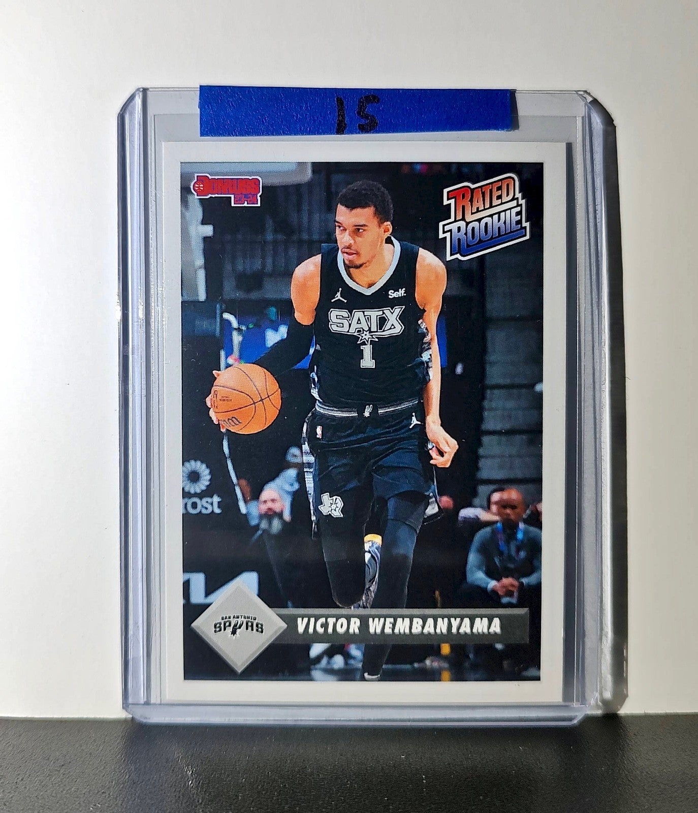 Victor Wembanyama Rookie 2023-24 Panini Donruss Rated Rookie #1 Basketball Card
