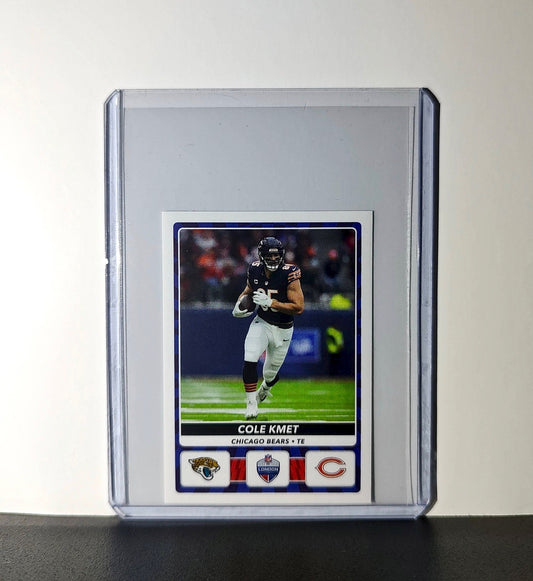 Cole Kmet 2025 Panini NFL #13 London Games Sticker Chicago Bears