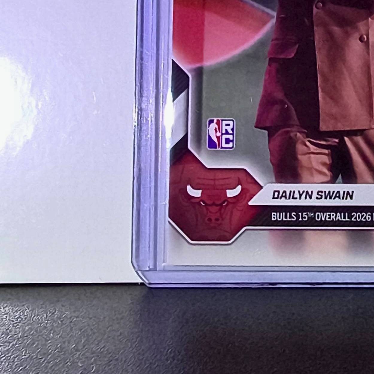 Dailyn Swain Rookie 2026-27 Topps NBA Draft #DSWA Card Chicago Bulls
