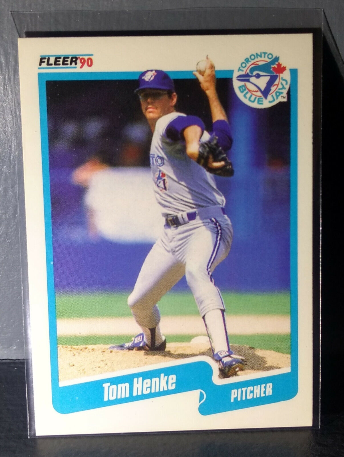 1990 Tom Henke Fleer Baseball Card #84