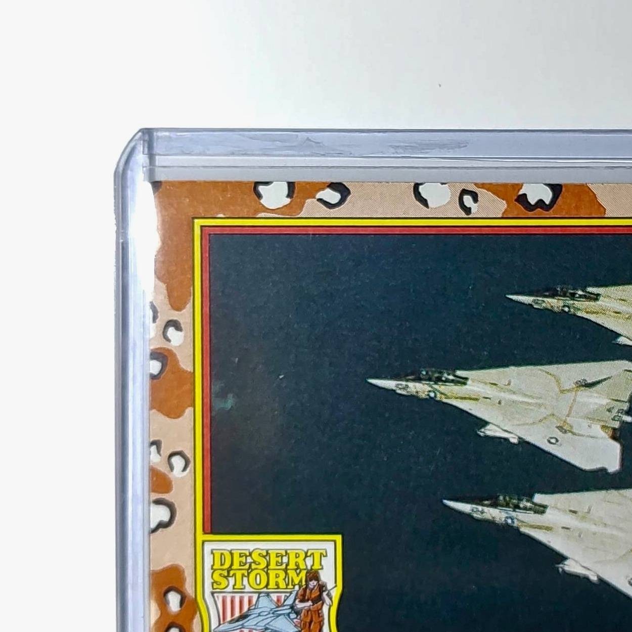 F-14 Flies in Formation 1991 Topps Desert Storm #22 Card