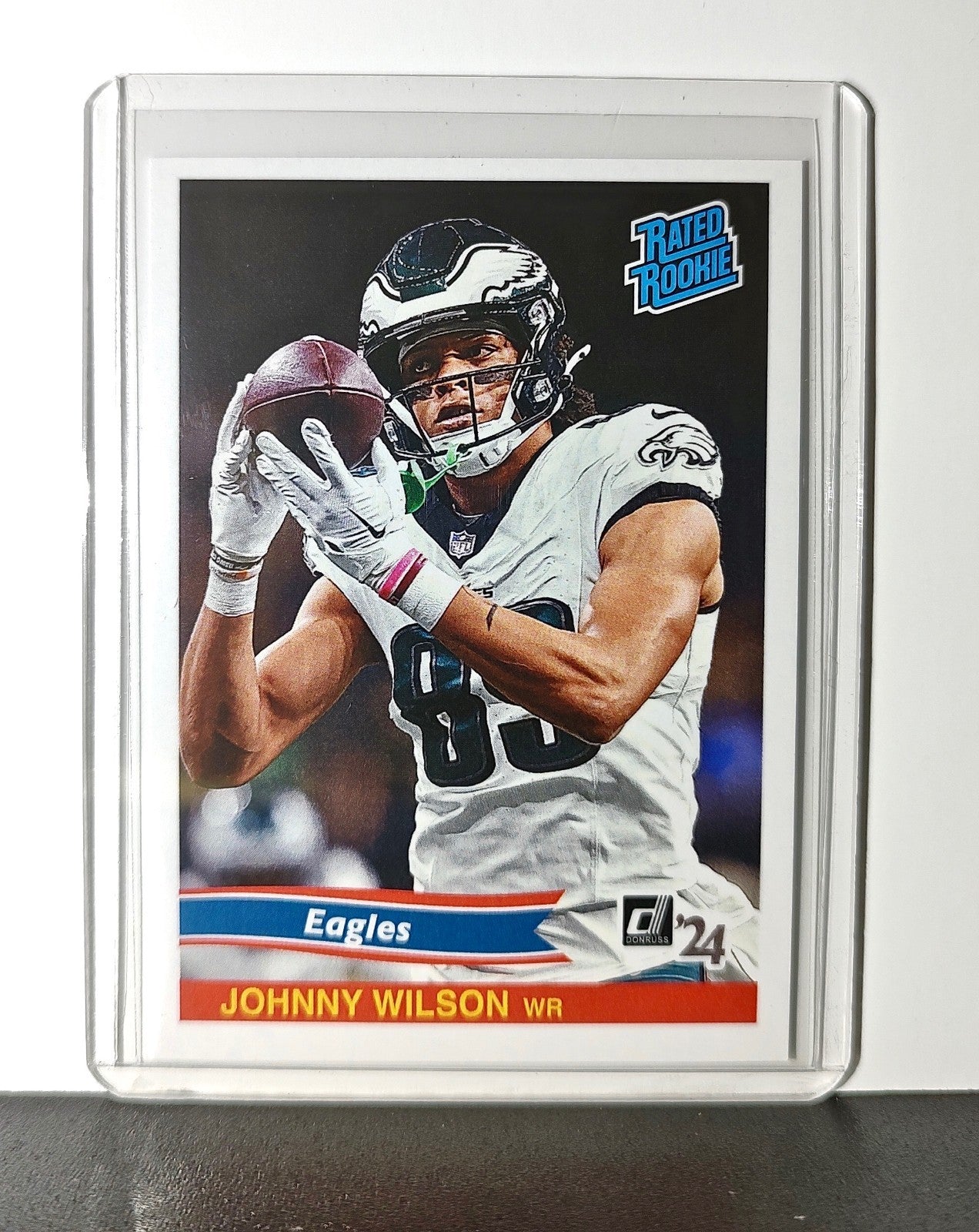 Johnny Wilson Rookie 2024 Panini Rated Rookie Retro NFL #44 Buccaneers 1 of 890