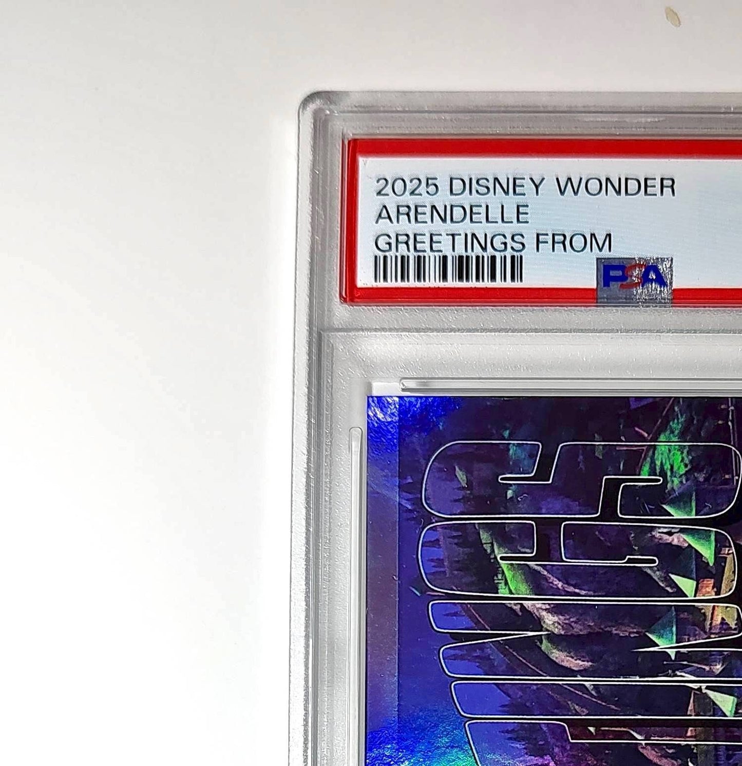Arendelle 2025 Topps Disney Wonder #GF-3 Greetings From Card Frozen PSA 8