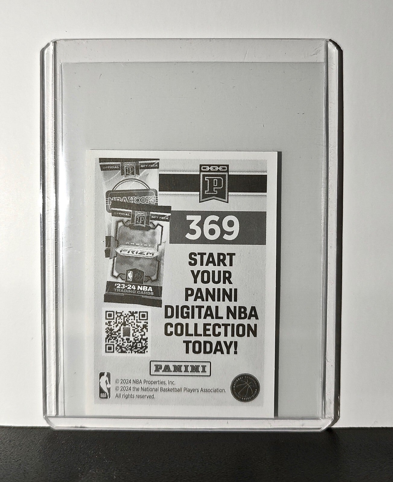 Bronny James Jr. Rookie 2024-25 Panini NBA #369 Sticker Card Los Angeles Lakers