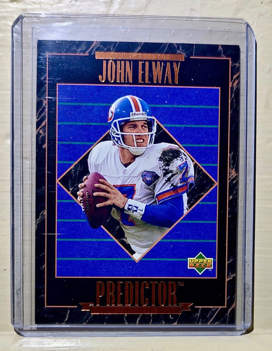 John Elway 1995 Upper Deck Predictor Football #RP 5 NFL Card Denver Broncos