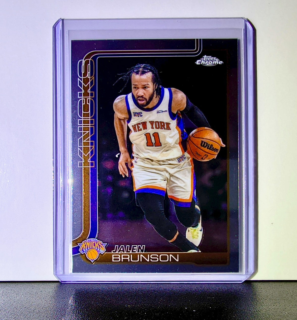 Jalen Brunson 2025-26 NBA Topps Chrome Update #20 Basketball Card NY Knicks