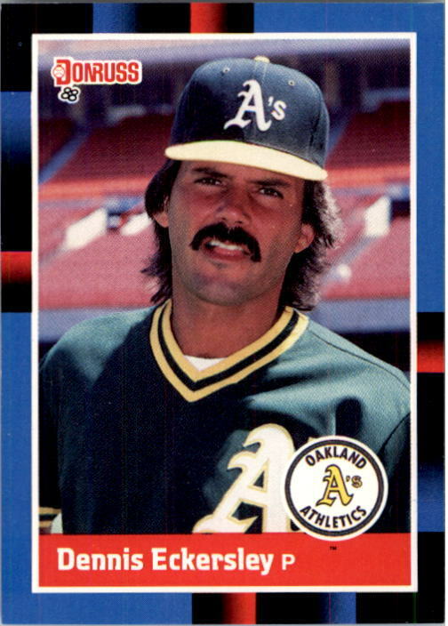 1988 Dennis Eckersley Donruss Baseball Card #349