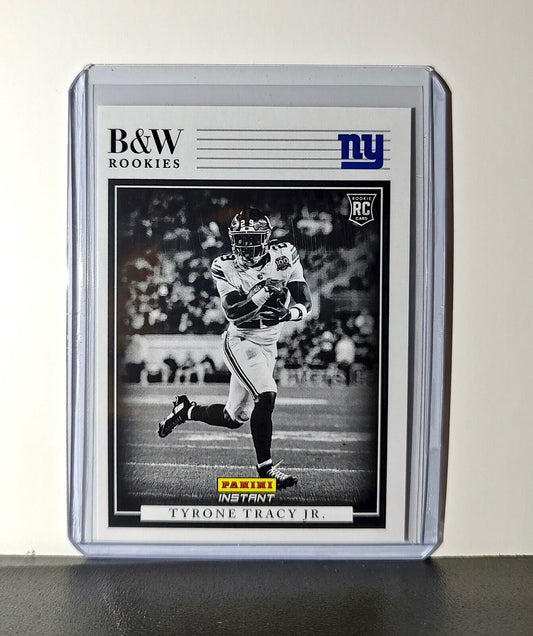 Tyrone Tracy Jr. 2024 Panini NFL #8 Black & White Rookies Card Giants 1 of 680