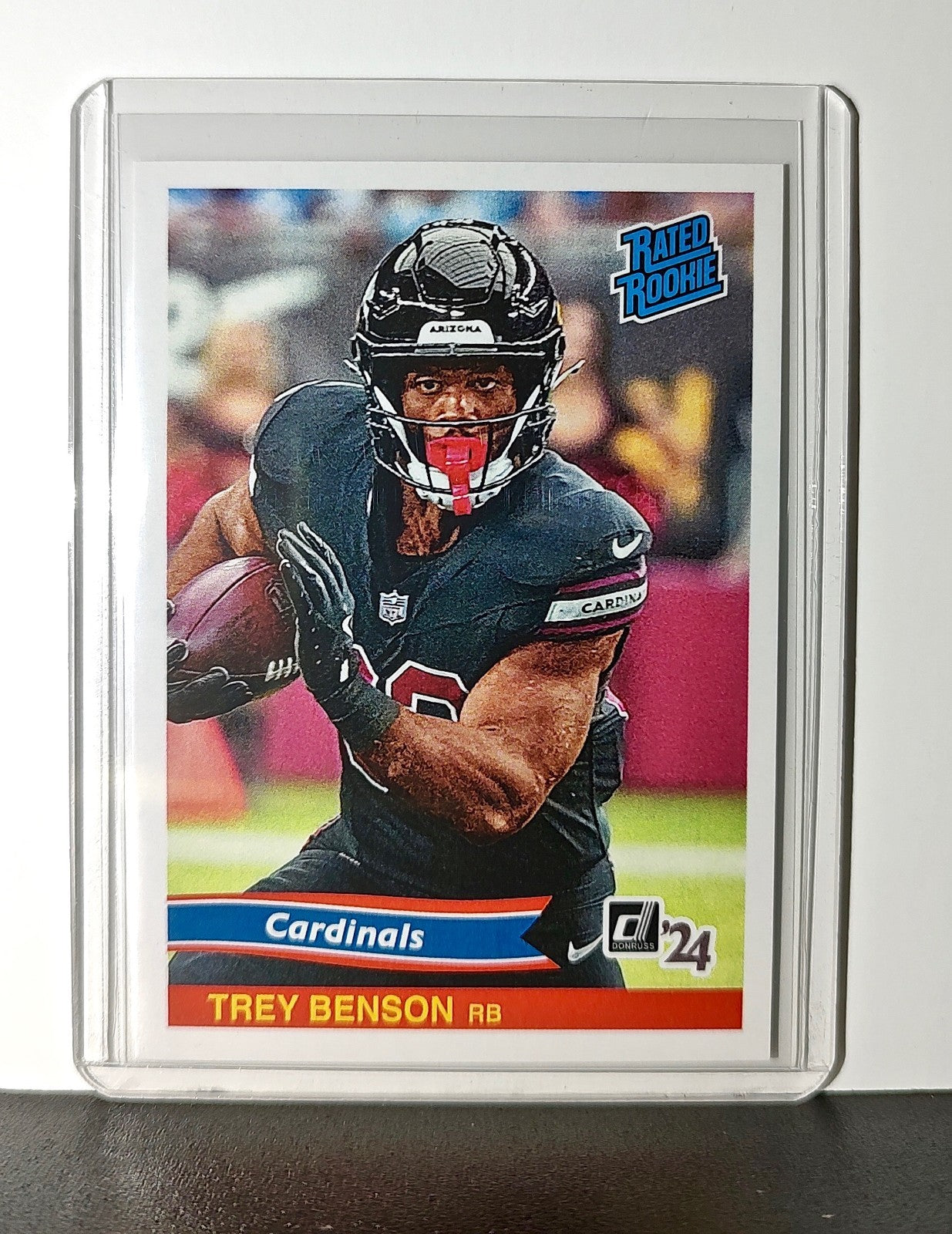 Trey Benson Rookie 2024 Panini Rated Rookie Retro NFL #12 Card Cardinals 1 of 89