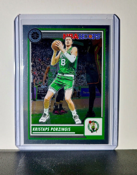 Kristaps Porzingis 2023-24 Panini Premium Stock NBA Hoops #2 Card Boston Celtics