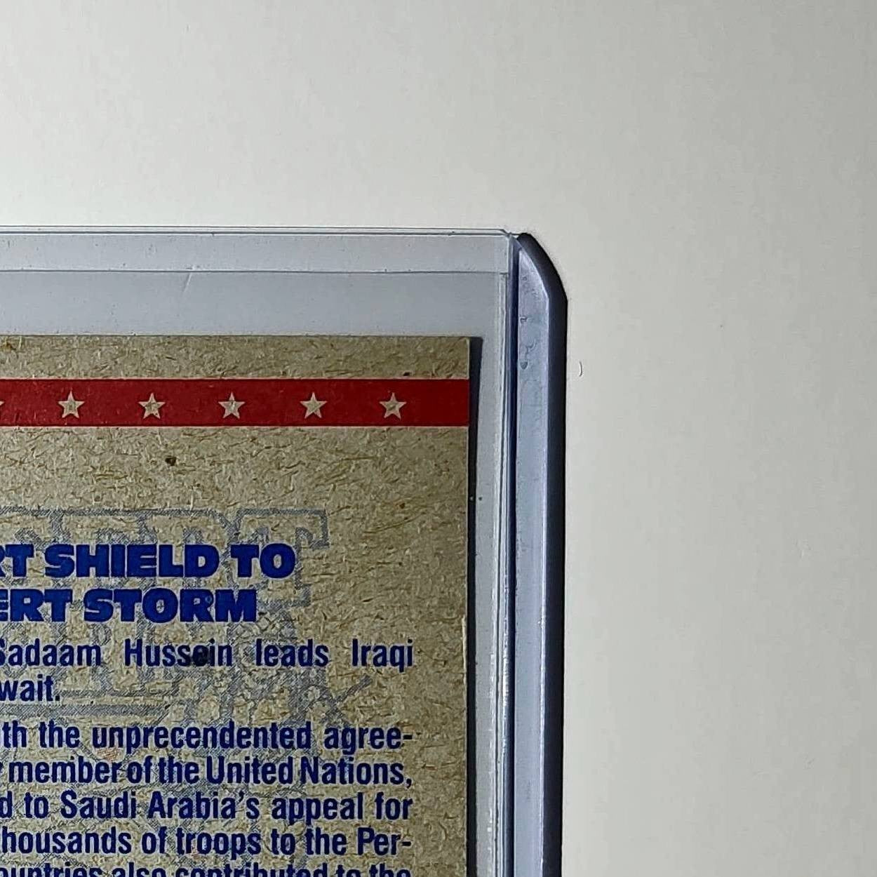 Taking Off in an F/A-18 1991 Topps Desert Storm #28 Card
