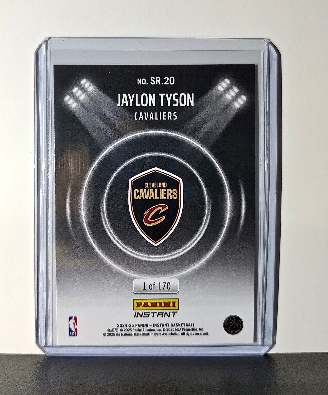 Jaylon Tyson Rookie 2024-25 Panini Spotlight Rookies NBA #20 Cavaliers 1 of 170